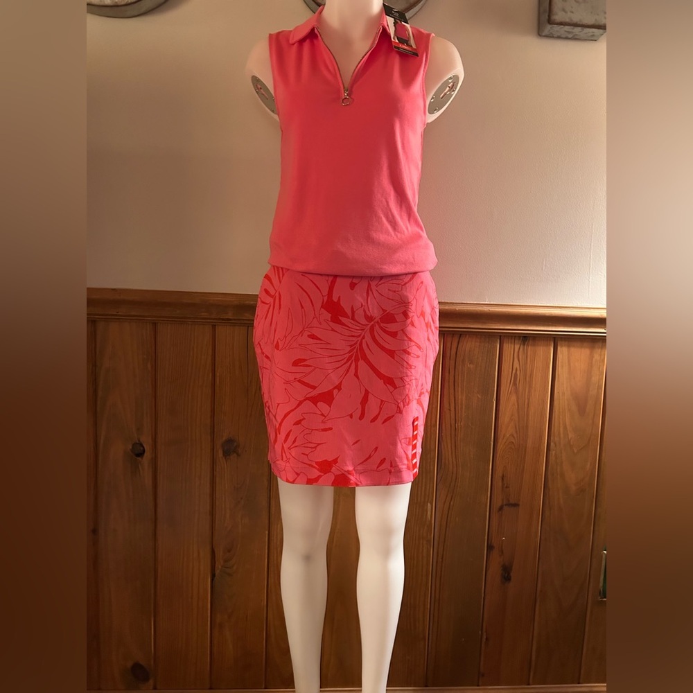 Rafaella sz XS pink & red pickleball outfit, cruise outfit, comfy, athletic wear